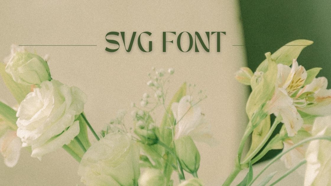 what are svg fonts