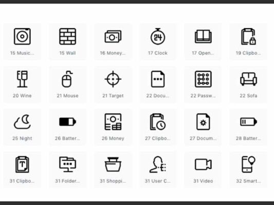  SVG icons