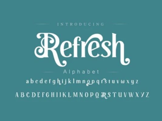 Refresh Font