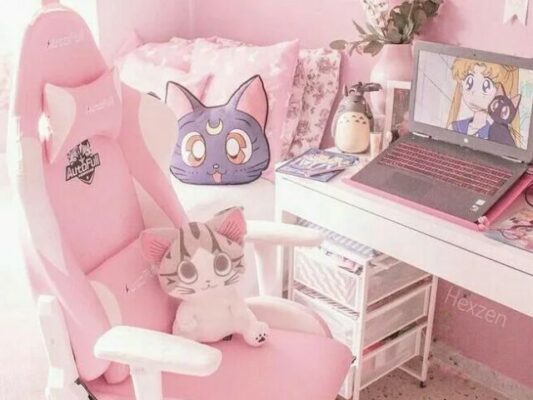Cotton Candy Anime Room Theme
